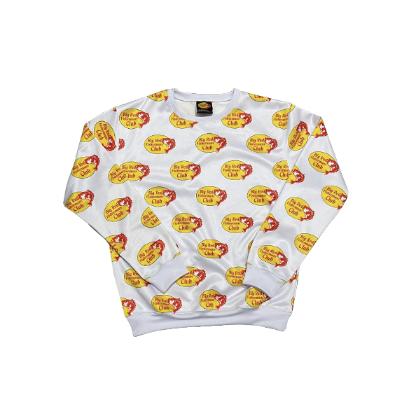 BRFC White Fleece Sweat Shirt (All Over)